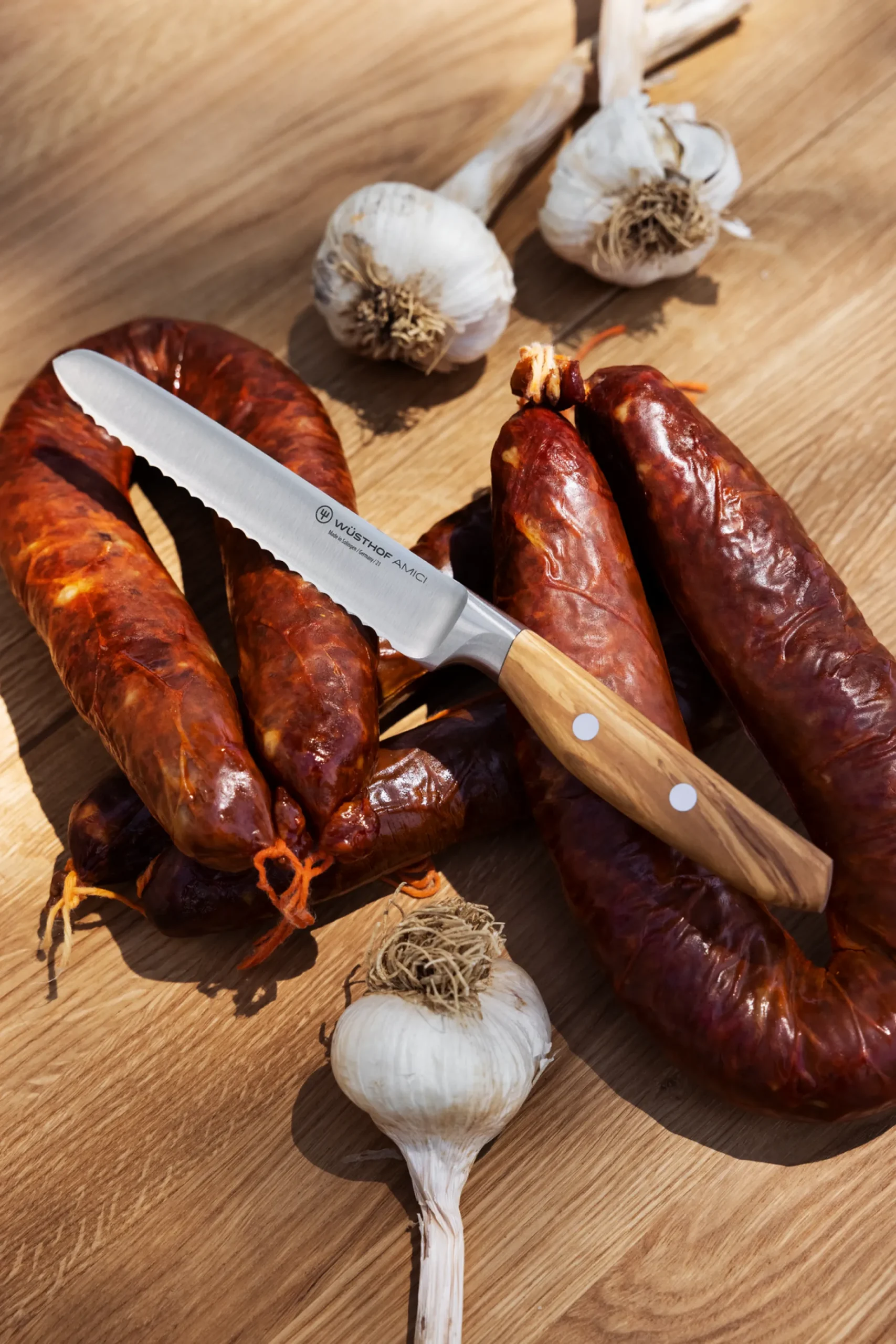 Wüsthof Aufschnittmesser>Amici Aufschnittmesser 14 cm | mit Wellenschliff