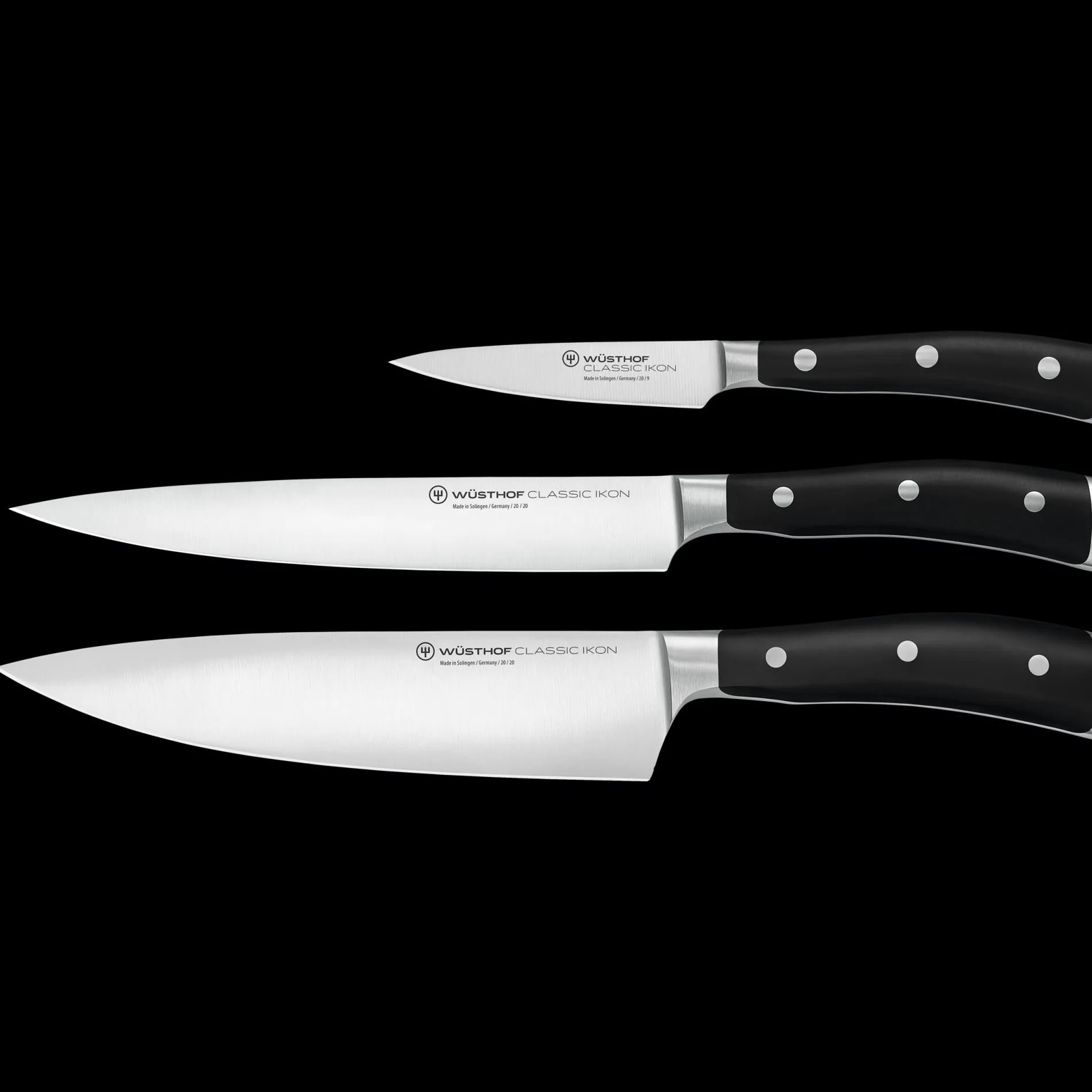 Wüsthof Messersets>Classic Ikon Messersatz mit 3 Messern