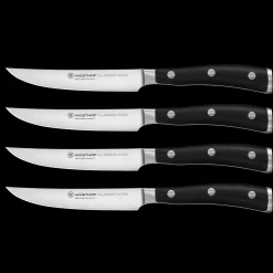 Wüsthof Messersets|Steakmesser>Classic Ikon Steakmessersatz mit 4 Messern