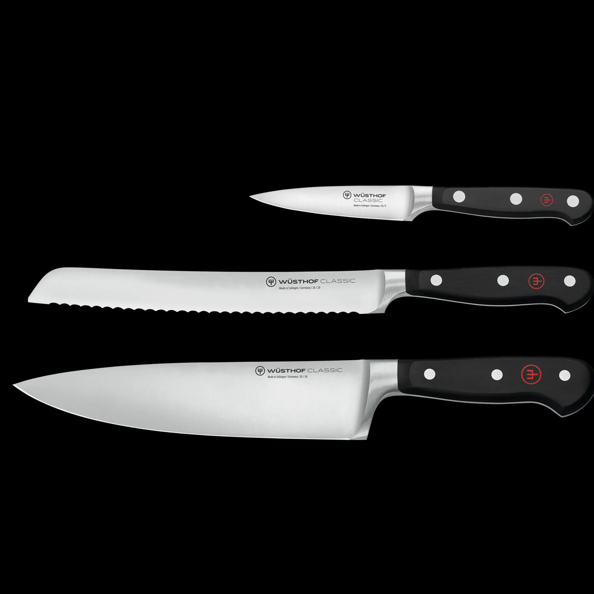 Wüsthof Messersets>Classic Messersatz mit 3 Messern