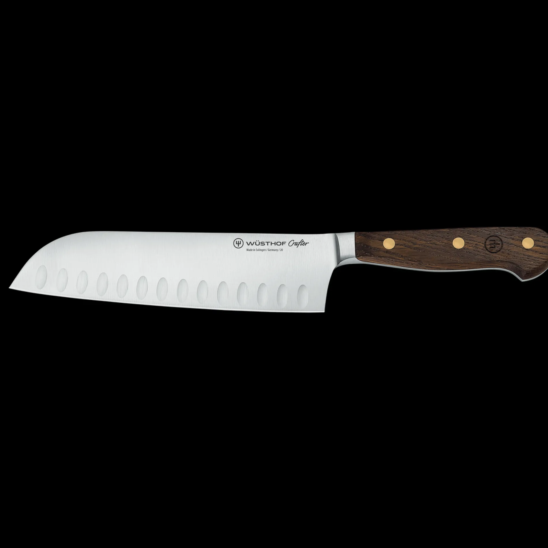 Wüsthof Asiatische Messer>Crafter Santoku 17 cm | mit Kullenschliff
