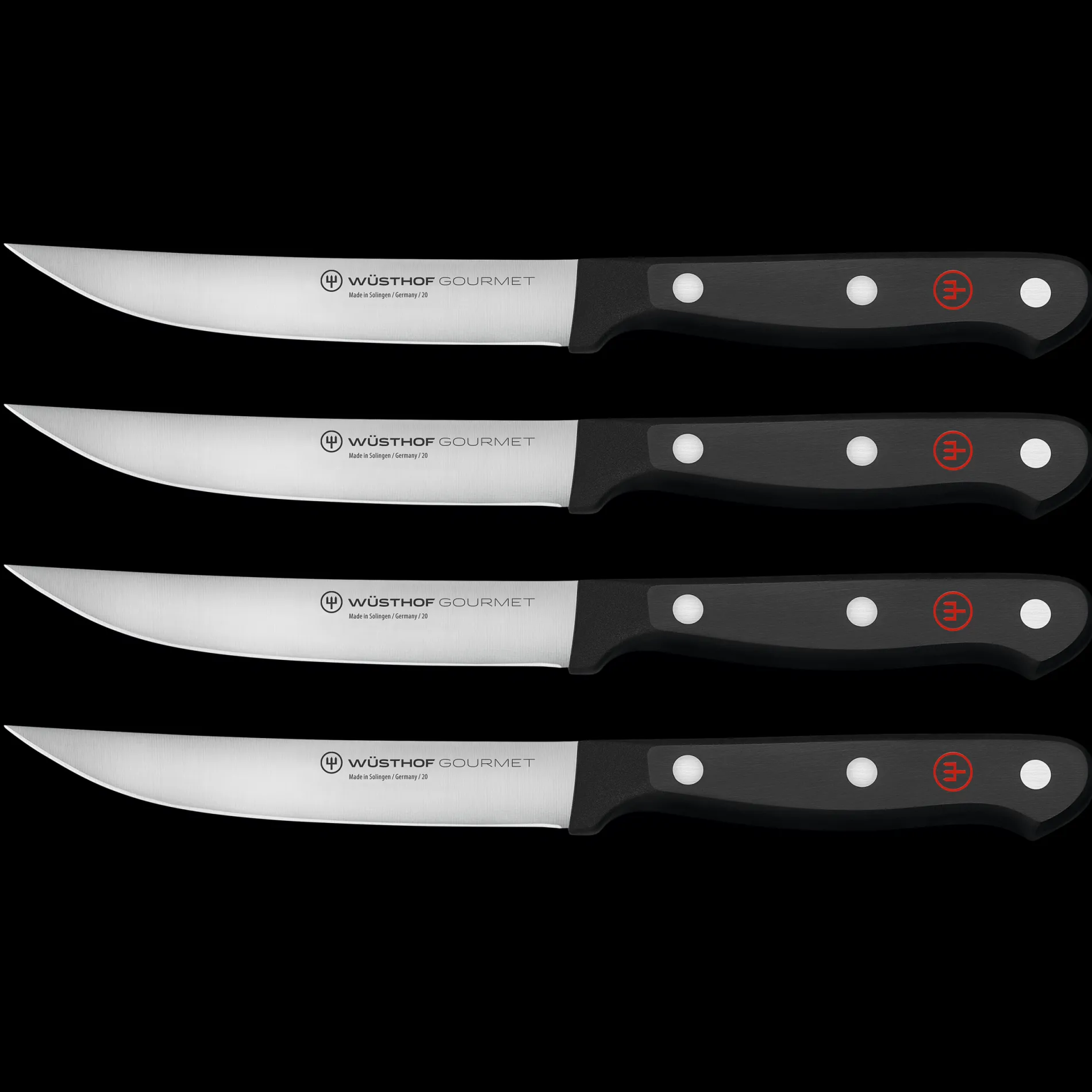 Wüsthof Messersets|Steakmesser>Gourmet Steakmessersatz mit 4 Messern