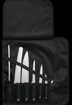 Wüsthof Messeraufbewahrung></noscript>Rolltasche | 6 Steckplätze | Kunstleder mit Nylon