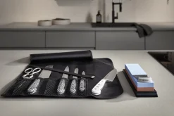 Wüsthof Messeraufbewahrung></noscript>Rolltasche | 6 Steckplätze | Kunstleder mit Nylon